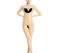 Indumento Modellante per Tutto Il Corpo, Chiusura Frontale A Tre File Di Ganci e Occhielli, Effetto Snellente Sulla Pancia | Cinghia di sostegno sul petto,Gancio frontale regolabile,Cuciture che sollevano i glutei(Skin color,L)