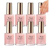 Indurente per unghie, rafforza le unghie fragili e danneggiate, nutre e idrata profondamente le unghie, migliora l'elasticità delle unghie e riduce le fratture, rinforzante delle unghie. (8 pezzi)