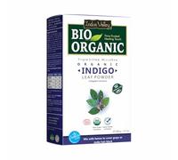 Indus Valley Bio Organic 100% Pure Indigo Powder Color for Natural Hair Dyeing | Organic Indigo Powder Without Preservatives & Dyes | Protects Hair From Damage - 100 gm