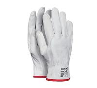 Indust. Starter Set Guanto Manzo Extra Taglia 10, colore: bianco (1 Coppia)