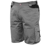 indust. Starter Stretch - Pantalon corte/O Taglia - M Grigio/Nero