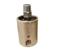 IndusTradCorp Giunto Rotante HD8 DN8 da 1/4 di Pollice, Giunto Rotante 360, Raccordo di Rotazione in Ottone, Giunto Girevole for Aria Acqua, connettore Universale Spray di accoppiamento(Right Thread)