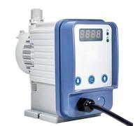 IndusTradCorp Pompa dosatrice a Membrana elettromagnetica da 220 V CA, Pompa dosatrice for Cloro Chimico microacido Liquido for Il Trattamento dell'Acqua da 1 a 20 l/h(6LH 5bar)