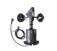 IndusTradCorp Sensore di direzione della velocità del vento in policarbonato 30m/s, stazione meteorologica, uscita RS485 4-20MA 0-5V 0-10V Outdoor 3 Cup sensore anemometro (velocità 0-5V)