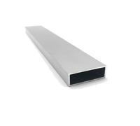 Industria Profilo tubolare quadrato rettangolare in alluminio 6063 da 10x30 mm for uso decorativo su binari for tende Costruzione(10x30x1mm)