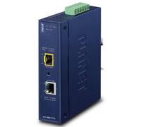 PLANET Industrial 1-Port convertitore multimediale di rete Interno Blu