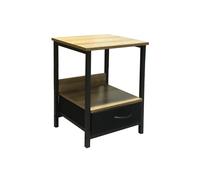 INDUSTRIAL COMODINO 1C METAL/QUERCIA 40X35X55 CM