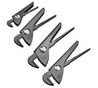 Industrial Grade,Adjustable Multifunctional Pipe Wrench,High Grip Strength Plumbers Tool,Independence Adjustable 7-12 Inch Carbon Steel Plumbers Tool,for Nuts,Pipes (4PCS-MIX)