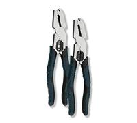 Industrial-Grade Multi-Function Cutting Pliers, 9-in-1 Multi-Functional Pliers with Wire Cutter, Stripper, Crimper & Nail Puller (2pcs)