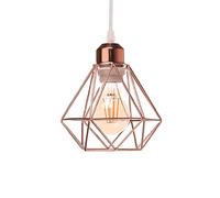 Industrial Hanging Light Restaurant 1-Light Ceiling Light Chandelier Metal Cage Living Dining Room Pendant Light Pastoral Metal Suspensiom Lamp for Teahouse Office Café Study Room