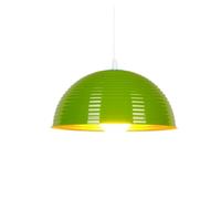 Industrial Home Vintage Large Iron Light Semicircle Metal Pendant Lighting Dome Color Chandeliers Lamp for Kitchen Island Dining Table,E27(Green,50cm)
