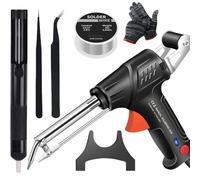 Industrial Laser Welding Tools with Internal Heating, Handheld Electric Soldering Iron Tool Set, 3-in-1 Automatic Corded Solder Iron Internal Heat, Portable Weldings Gun for Metal (B)