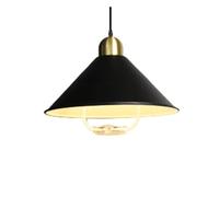 Industrial Nordic Style Lamp Yellow Indoor Mount Lights Barn Pendant Hanging Light Fixture E27 Base Chandelier Lighting Cafe Restaurant Fixtures(Dark,41cm)