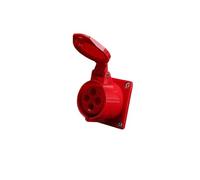 Industrial Plug and Socket Connector, Docking, Source Manufacturer, 3 Core 3P, 4 Core, 5 pin, five hole, 16A 32A, 220V, 380V wal(Gold,16A)