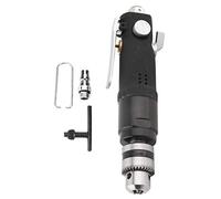 Industrial Pneumatic Drill | 3/8" Chuck & 2000 RPM for Furniture/Hardware/Machinery | CW/CCW Reversible with Speed Regulation & 45-55N - m Force Moment