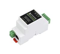 Industrial RS485 to RJ45 Serial Server, Support POE Ethernet Port Power Supply, Electrical Isolation, TCP/IP to Serial, Rail-Mount Support