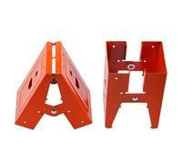 Industrial Sawhorse Brackets Strumenti Strumenti Strumenti Di Struttura Senza Setup Non Skid Denti Banchi Di Lavoro Supporto Per Fascio Di Legno Fissare Veloce Installazione Sawhorse Staffe