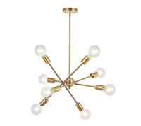 Industrial Sputnik Chandelier Adjustable 8-Lights Pendant Light Ceiling Lamp Dining Table Hanging Lighting Fixture Bedroom Living Room Decor Chandeliers