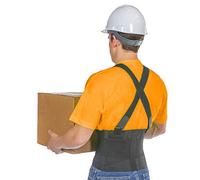 Industrial Work Back Brace with Straps for Movers, Warehouse & Construction-XL by BraceAbility