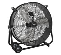 Industriale ad Alta Velocità Tamburo Ventola 61cm 230V - Sealey HVD24 Nuovo