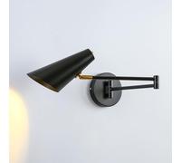 Industriale Braccio Oscillante Parete SconceModern Regolabile E26 Ferro Lampada Da Parete 1 Luce Decorazione per Camera Da Letto Soggiorno Corridoio Studio IndoorFixture
