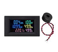 Industriale Digitale Monofase Misuratore di Potenza Tester 0-199.9A Gamma Alta Frequenza Precisione ABS Costruzione Multifunzionale Monofase Power Meter