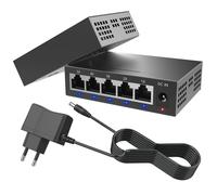 Industriale Gigabit A 5 Porte, di Rete Ethernet da 1000 Mbps, Splitter D1801