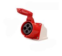 Industriale Plug & Sockets, SUPERTOOL IP44 4Pin 16A 114 Presa Rosso e Bianco Industriale Sito Plug Impermeabile Connettore Presa