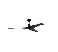 Industriale Ventilatore da Soffitto Vourdries Nero Compreso Telecomando 142 CM