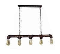 Industriale Vintage Soffitto Luci Metallo Tubo R?tro Attico Ciondolo Lampade