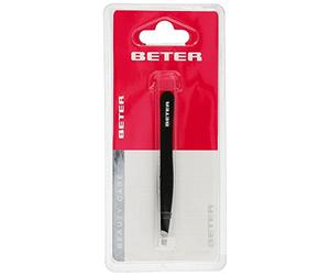 INDUSTRIAS BETER Pinza De Depilar, Soft Touch, Punta Oblicua