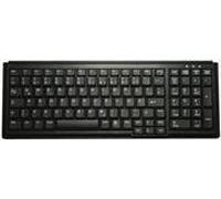 Industry 4.0 Compact Notebook Style Keyboard with NumPad - Corded - QWERTY - Black