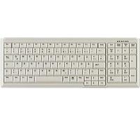 Industry 4.0 Compact Notebook Style Keyboard with NumPad - Corded - QWERTY - Light Grey NEW