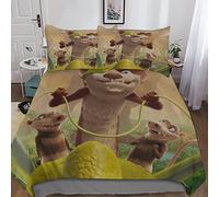 INDYAH L'era glaciale Copripiumino Set Biancheria Da Letto Stampata 3D Set Biancheria Da Letto 3 Pezzi Set Animazione Copripiumino in Microfibramorbido, Resistente, Traspirante King（220x240cm）