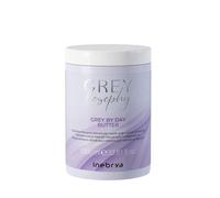 Inebrya Greylosophy Grey By Day Butter - Maschera Riflessante Delicata 1kg
