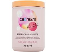 Inebrya Ice Cream Keratin Restructuring Mask Ristrutturante, 1000 Ml