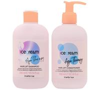 Inebrya Ice Cream Hair Lift Set Shampoo 300ml + Balsamo 300ml - Kit shampoo e balsamo