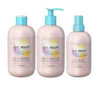 INEBRYA Kit Ice Cream Pro Volume Shampoo 300ml + Conditioner 300ml + Spray 200ml