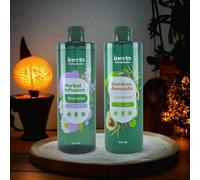 Inecto Botanicals - Set per la cura dei capelli (2 x 500 ml) | Herbal Infusion Shampoo (7 erbe) & Bamboo Avocado Conditioner | Fino al 99% di ingredienti naturali | Cura dei capelli vegana XXL per