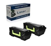 Ineecink Compatibile Sostituzione Cartuccia Toner Per Lexmark MS821 58D2000 Per L'uso Con Lexmark MS725 MS821 MS822 MS823 MS824 MS825 MX721 MX722 MX725 Stampante, (Nero-7500 Pagine),2 pack