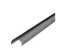 INEFA Griglia parafoglie per grondaie Nero 100-125 mm, 3 m, 1 pz.