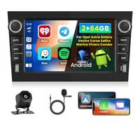 Inefala 2+64G Stereo per Opel Astra Antara Vectra Corsa Zafira Meriva Vivaro Combo Android 15 con Wireless CarPlay Android Auto, 7 Pollici Auto Radio Soporta Bluetooth WIFI 28UI GPS FM DSP SWC AHD