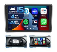 Inefala 4+128G Autoradio per Fiat Egea 2015-2020 Android 15 mit 9'' In-Cell Schermo Soporta Wireless Carplay und Android Auto Mirror Link Radio FM/RDS GPS WIFI Bluetooth SWC Telecamera Posteriore