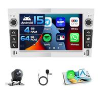 Inefala 4+64G Autoradio per Opel Corsa Astra Antara Vectra Zafira Meriva Signum Android 15 con Wireless CarPlay Android Auto, 7'' Schermo per Auto Soporta Bluetooth WIFI GPS FM/RDS 32EQ SWC (Bianco)