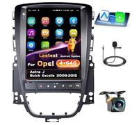 Inefala 8 Core 4+64G Stereo per Opel Astra J/Buick Excelle 2009-2015 Android 15 con Wireless CarPlay Android Auto, 9,7 Pollici Auto Radio Soporta ECO Bluetooth WIFI 28UI GPS FM EQ SWC AHD Telecamera