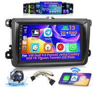 Inefala Autoradio per VW Golf 5 6 Passat Jetta Caddy EOS T5 Tiguan Touran CC Polo Android 15 (2+64GB) 7 Pollici Car Radio con Wireless CarPlay Android Auto GPS Bluetooth WIFI FM RDS Comandi al Volante