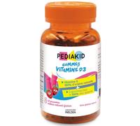 Ineldea Pediakid Gomme Vitamina D3 Aroma Naturale Fragola 60 Orsetti - Integratore