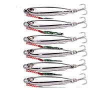 INEOUT 6pc 7.7cm 30g Deep Diving Large Metal Jig Fishing Lure Artificiale Wobbler Hard Bait Crankbait Sea Bass Pike Perch Attrezzatura da Pesca
