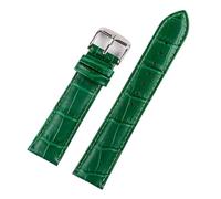 INEOUT Accessorio Orologio Cinturino In Pelle Da Uomo E Da Donna 12 Mm 14 Mm 16 Mm 18 Mm Viola Verde Bianco Rosso Cinturino In Pelle(Green,13mm)