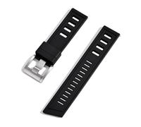 INEOUT Cinturino di nuovo design da 20 mm e 22 mm, cinturino a sgancio rapido impermeabile(Black silver,22mm)